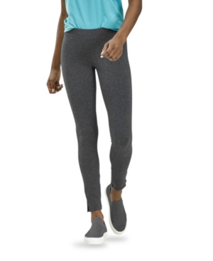 Hue Women's Cotton Leggings with Side Slits