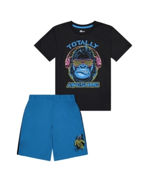 Little Boys Pajama Shorts Set 2 Piece