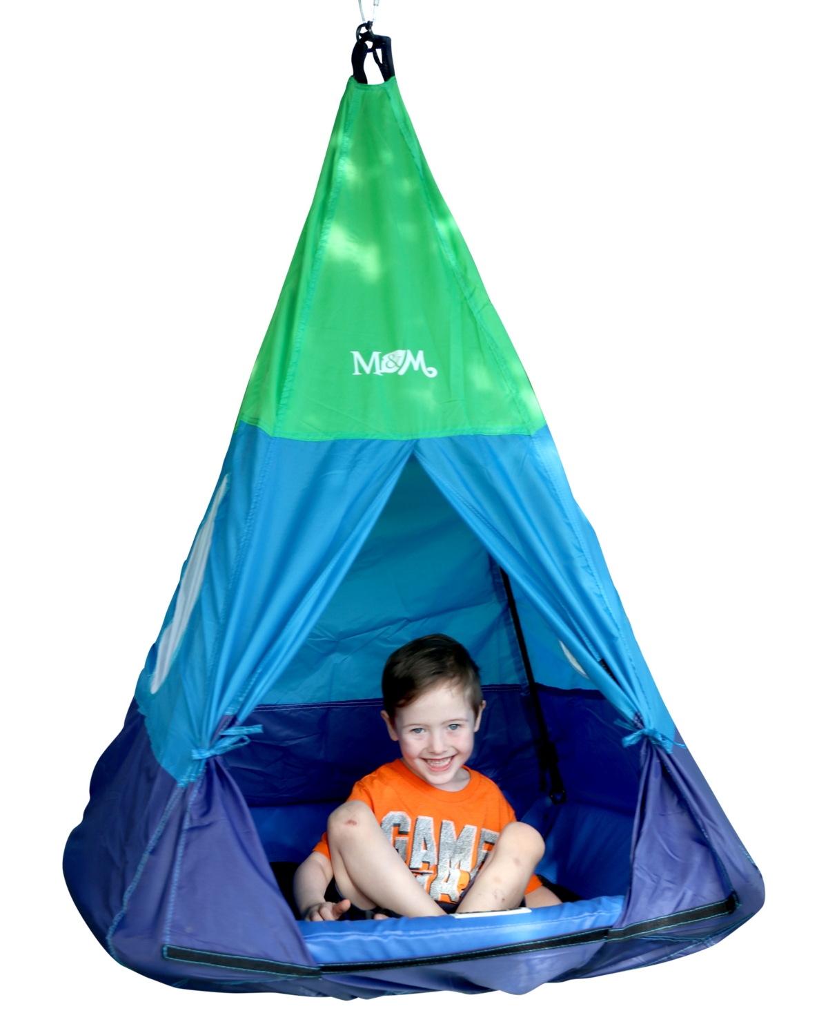 Shop M&m Sales Enterprises Outdoor Teepee Tent Swing In Multi