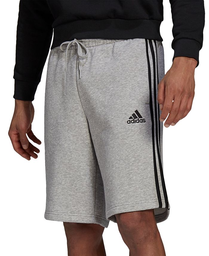 labios Pío Microprocesador adidas Men's 3-Stripes 10" Fleece Shorts & Reviews - Activewear - Men -  Macy's