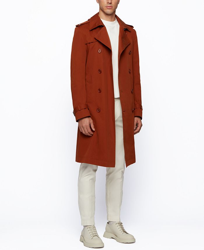 Hugo boss white coat Clearance