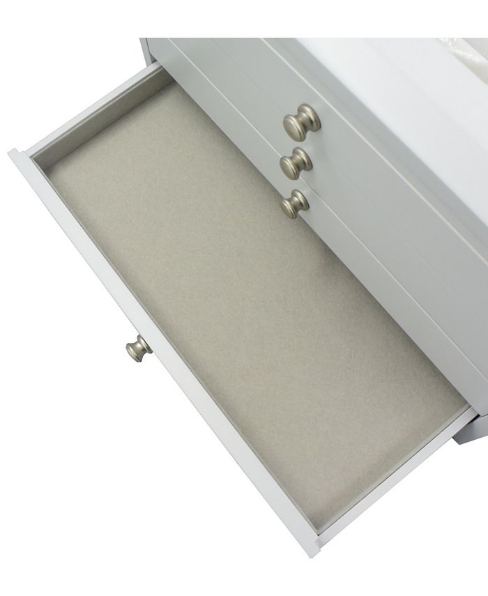PKO Inc. Elegant Grey Lift Top Jewelry Box Macy's