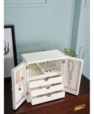 Modern Mirrored Door Jewelry Box