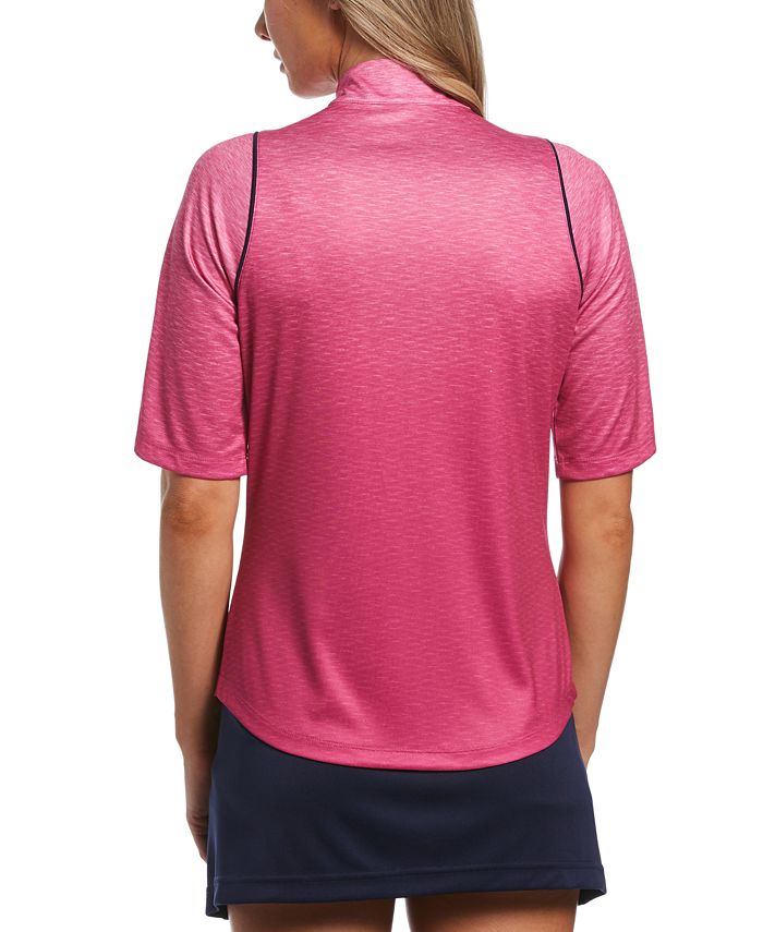 PGA TOUR Women's Elbow-Sleeve Gradient Top - Macy's