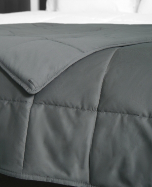 Allied Home 300 Thread Count Weighted Blanket, Full Bedding In Gray