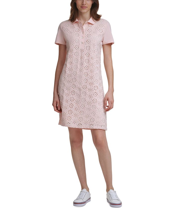 Tommy hilfiger clearance eyelet dress