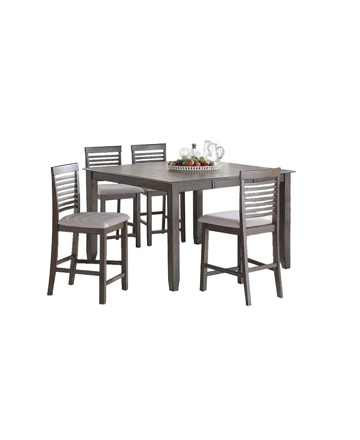 Macy's CLOSEOUT! Smith Mountain Lake Counter Height Dining 5Pc (Table