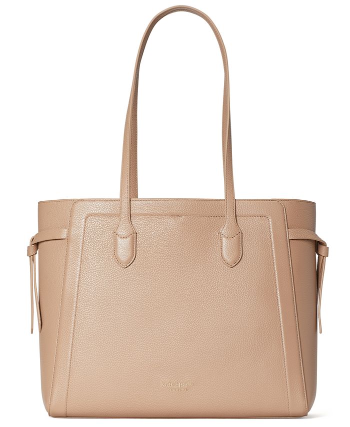 kate spade new york Knott Pebbled Leather Large Tote - Macy's