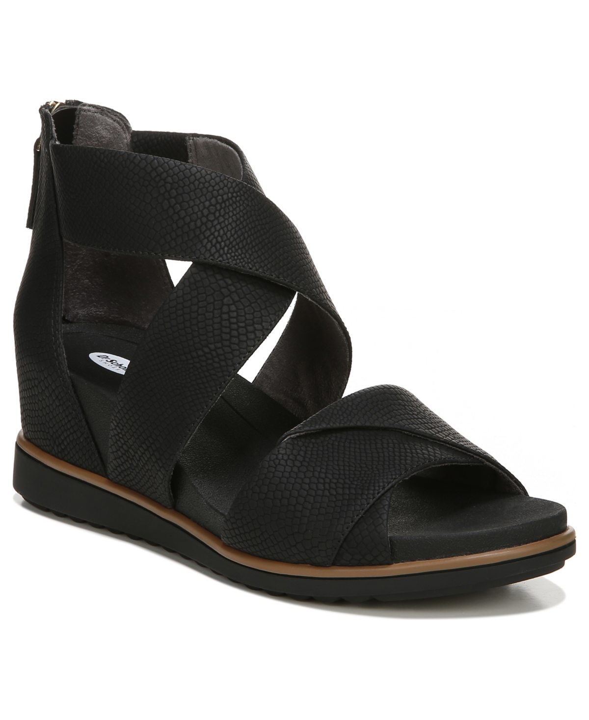 Women's Golden Hour Ankle Strap Wedge Sandals - Tan Microfiber