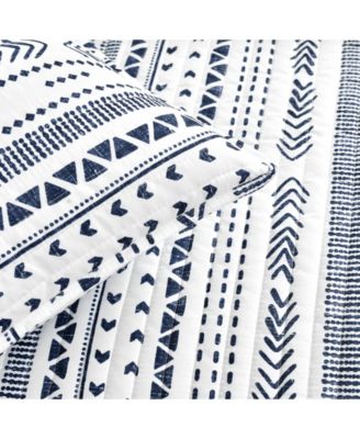 Hygge Stripe 3 Piece Quilt Set, King