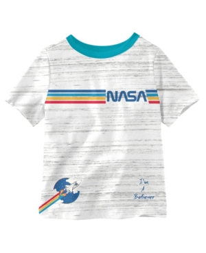 Nasa Stripes Little Boys Short Sleeve T-shirt