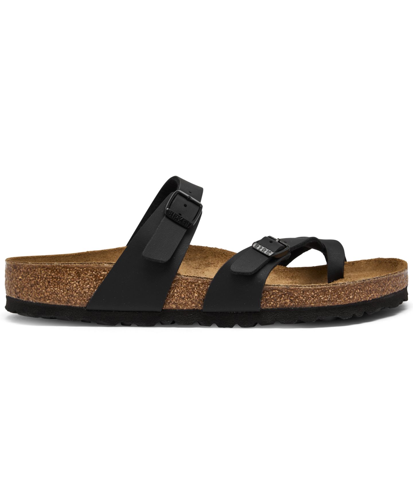 Женские сандалии Birkenstock Mayari Birko-Flor Casual, цвет: Чёрный — фото 2