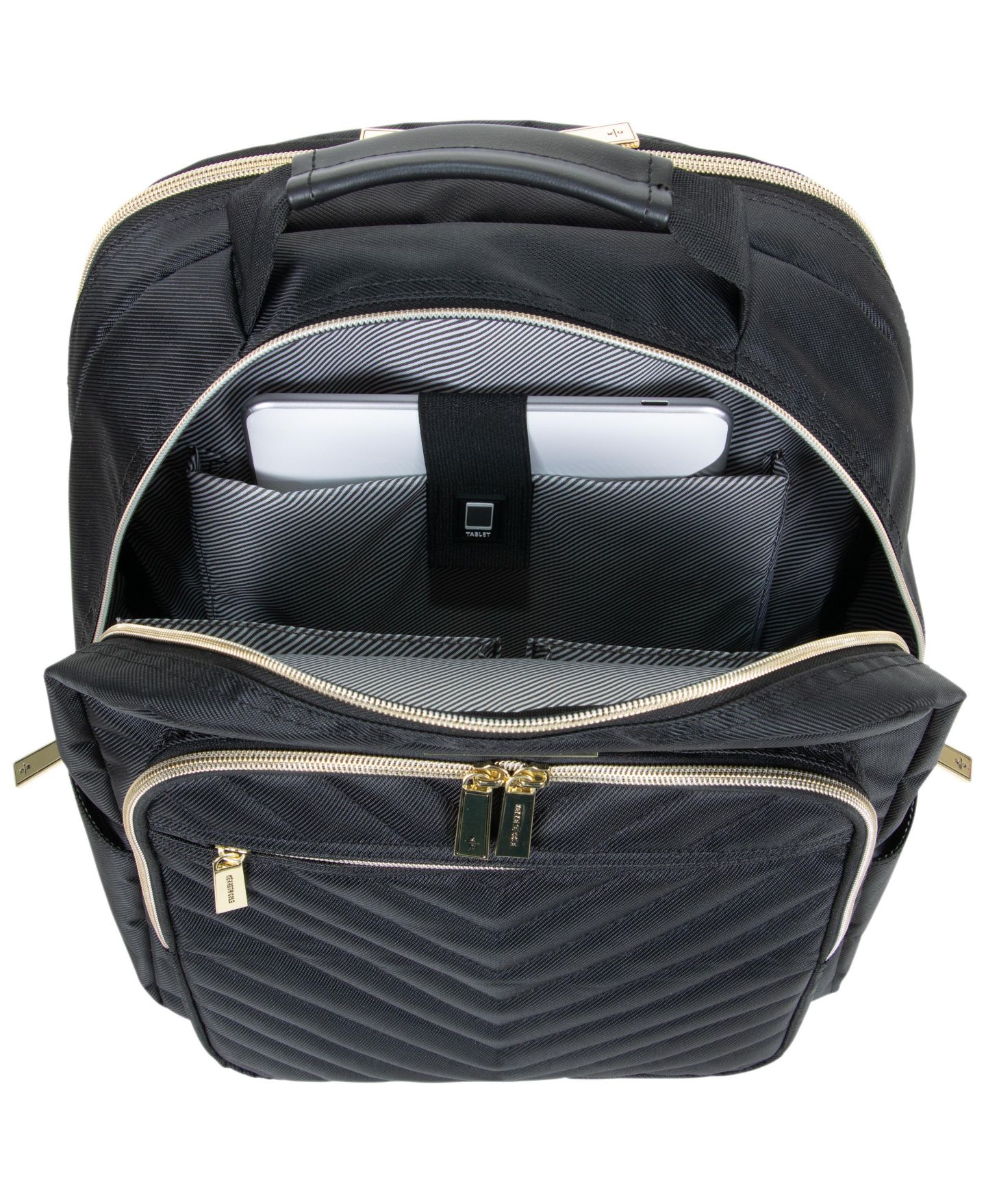 Рюкзак Kenneth Cole Reaction 2-Pc. Chelsea 20" Carry-On Matching 15" Laptop Set, цвет: Чёрный — фото 16