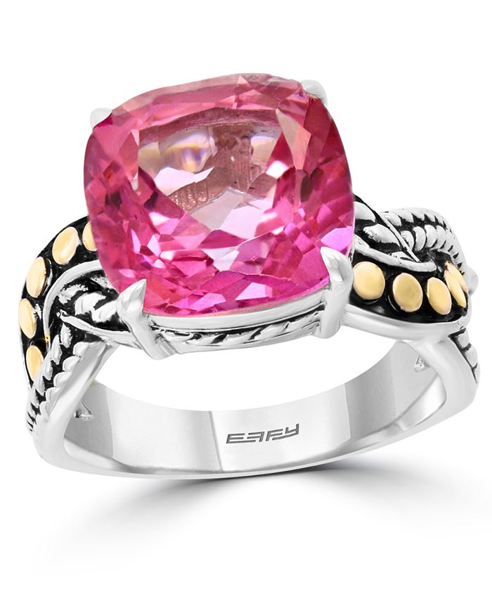Pink topaz outlet ring sterling silver