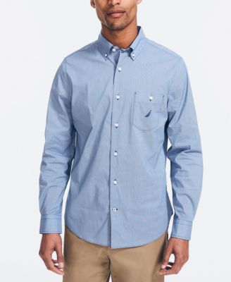 Nautica - Men's Navtech Slim-Fit Performance Stretch Solid Shirt
