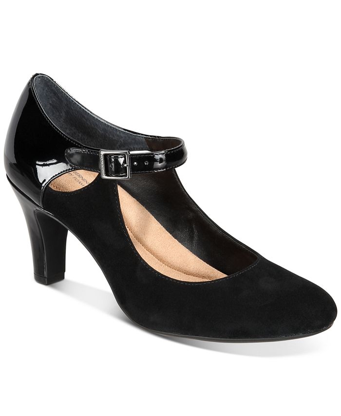 Shoes Pumps Mary Jane Pumps lazzarini Mary Jane Pumps black casual look 
