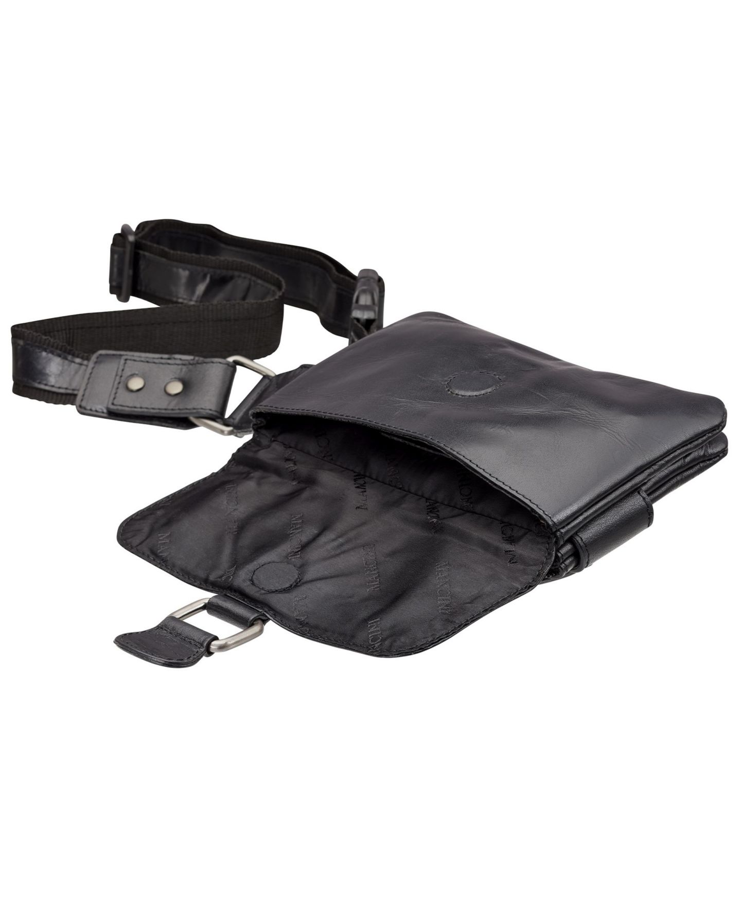 Мужская сумка Mancini Slim Waist, цвет: Чёрный — фото 2