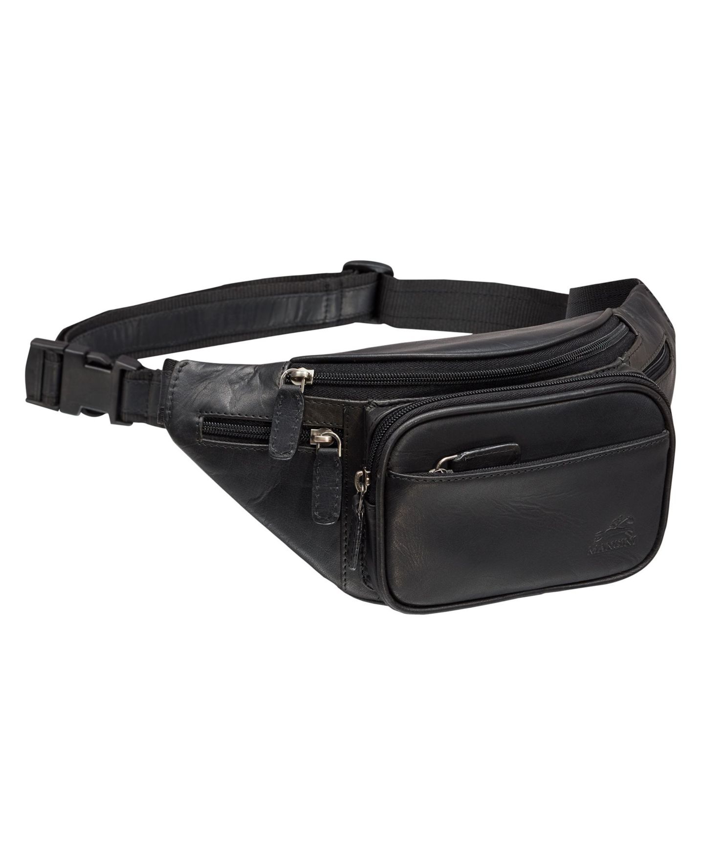 Мужская сумка Mancini Classic Waist, цвет: Чёрный — фото 3