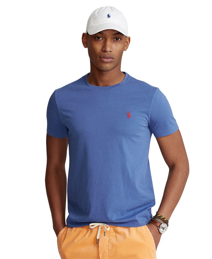 Polo Ralph Lauren Men's Classic-Fit Jersey Crewneck T-Shirt - Macy's