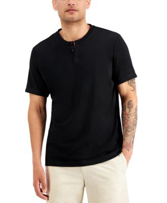 Alfani Men's Solid Henley, Created for 