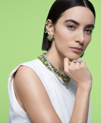 Rhodium-Plated Millenia All-Around Necklace, 15" + 2" extender