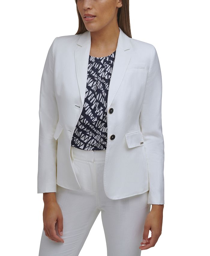 Calvin klein two button sale blazer