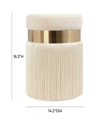 Melody Tasseled Ottoman