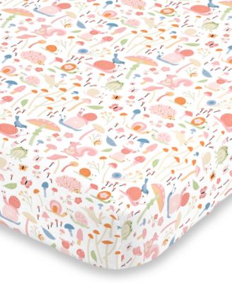 Spring Garden Fitted Super Soft Crib Sheet - Macy's