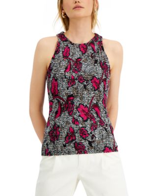 INC International Concepts - Smocked Halter Top