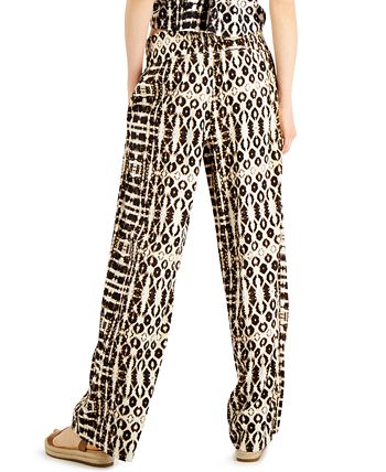 INC International Concepts Chain-Detail Wide-Leg Pants, Created for Macy's  - Macy's