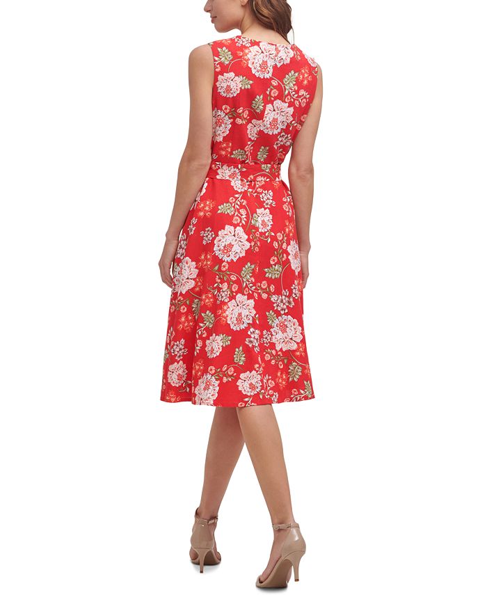 Jessica Howard Petite FloralPrint ALine Dress Macy's
