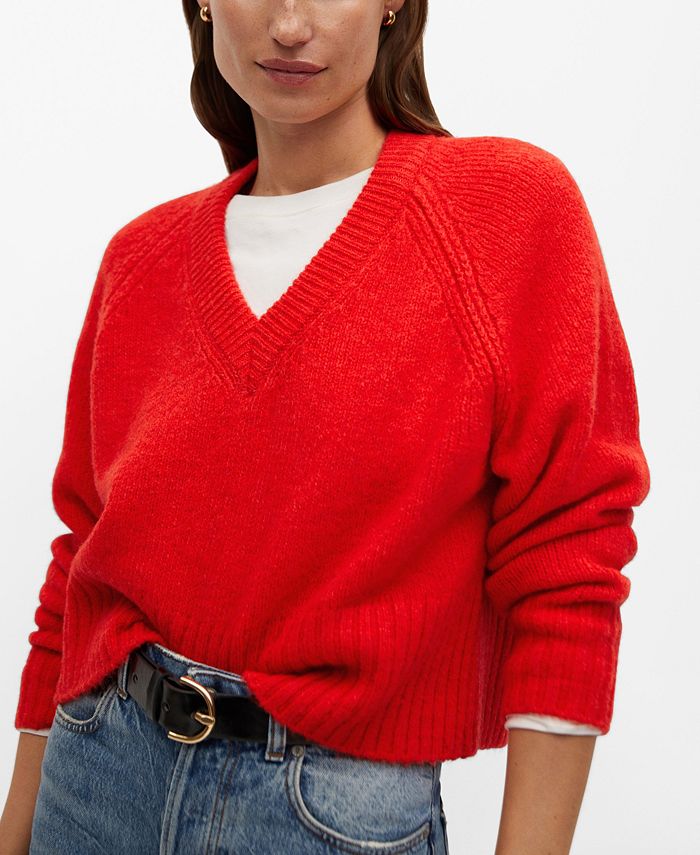mango v neck sweater