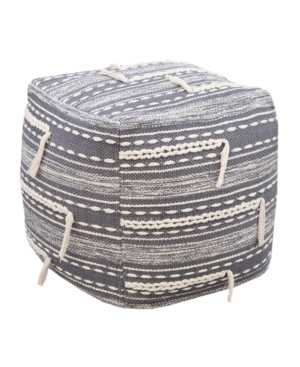 Shop Chic Home Spike Ottoman In Gray