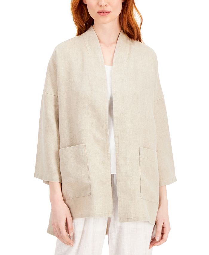 Eileen Fisher Organic Linen Jacket Macy s
