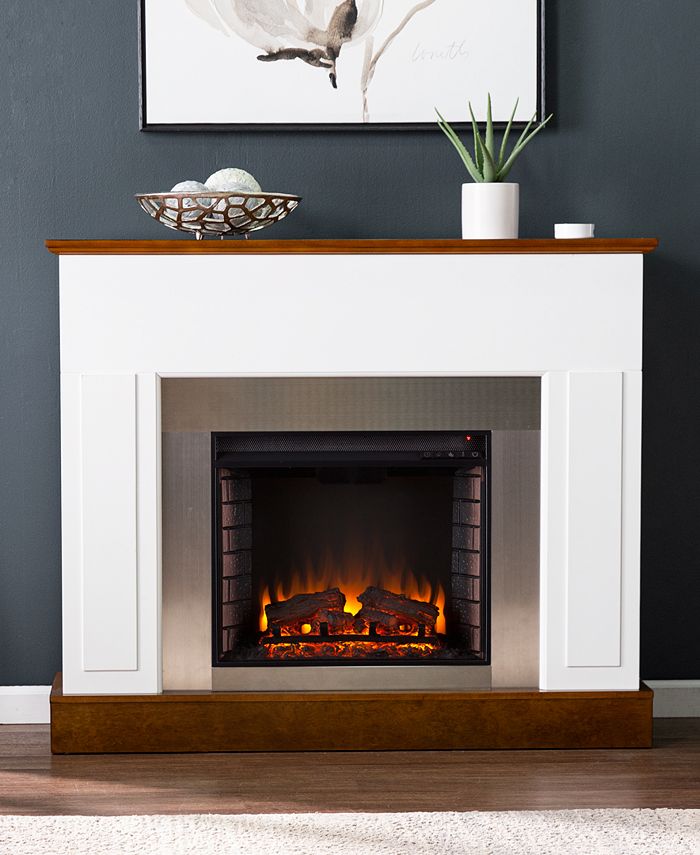 Southern Enterprises Eastton Industrial Electric Fireplace Macy's