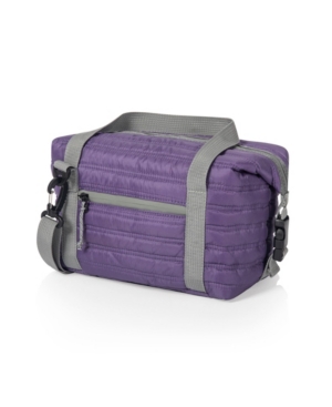 Oniva Midday Quilted Insulated Lunch Cooler Tote Bag In Purple