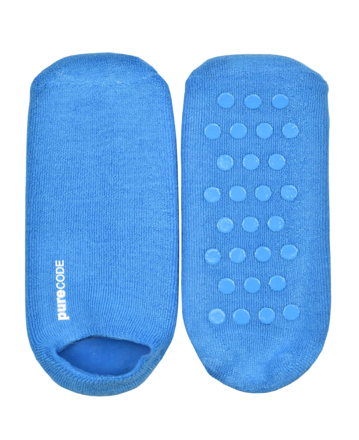 Men's Moisturizing Gel Socks - Blue