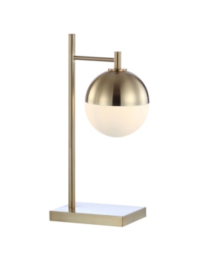 Jonathan Y Marcel Art Deco Mid-century Globe Led Table Lamp In Gold-tone