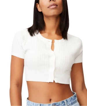 Women's Ultimate Cable Short Sleeve Cardigan