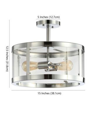 Herndon 2-Light Modern LED Flush Mount