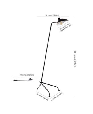 Frank Iron Retro Minimalist LED Floor Lamp