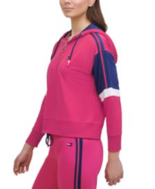 Women's Half-Zip Colorblocked Hoodie