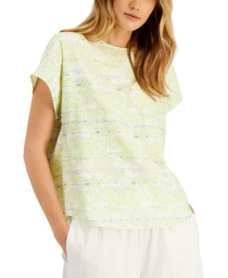 Alfani - Petite Printed Blouse, Created for Macy's