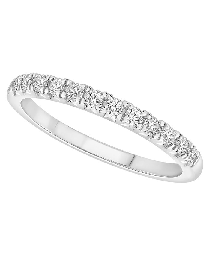 Macy's - Certified Diamond 1/2 ct. t.w. Pave Band in 14K White Gold or Yellow Gold