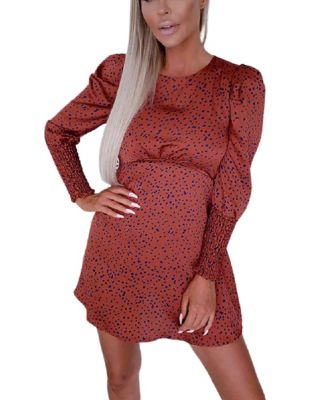 AX Paris Spotty Skater Puff Sleeve 