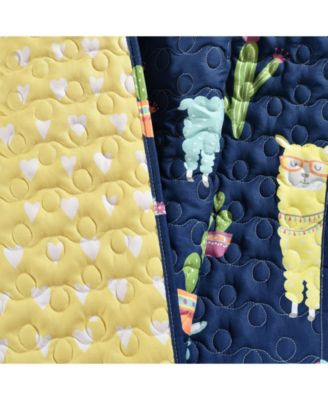 Kids Southwest Llama Cactus Throw, 60" x 50"