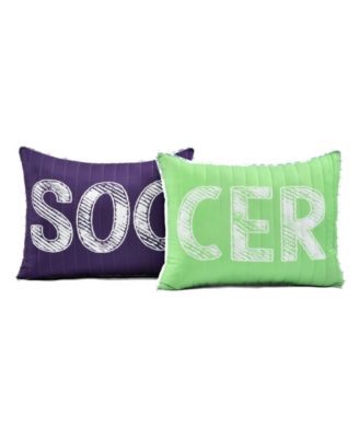 Kids Girls Soccer Kick 5-Pc. Quilt Set, Full/Queen