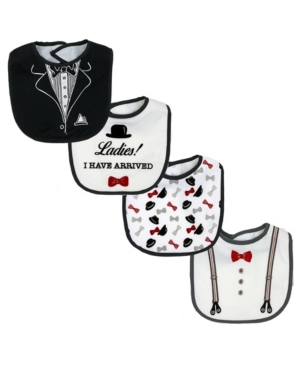 Baby Boys Interlock Bibs Pack of 4