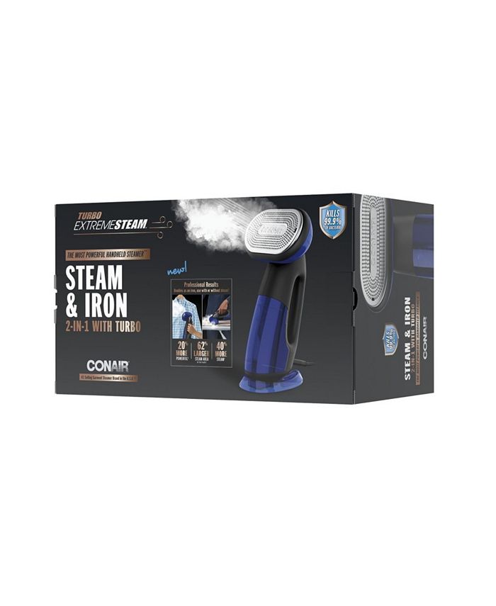Conair Turbo ExtremeSteam 1875 Watt Handheld Fabric, 2in1 Steam and