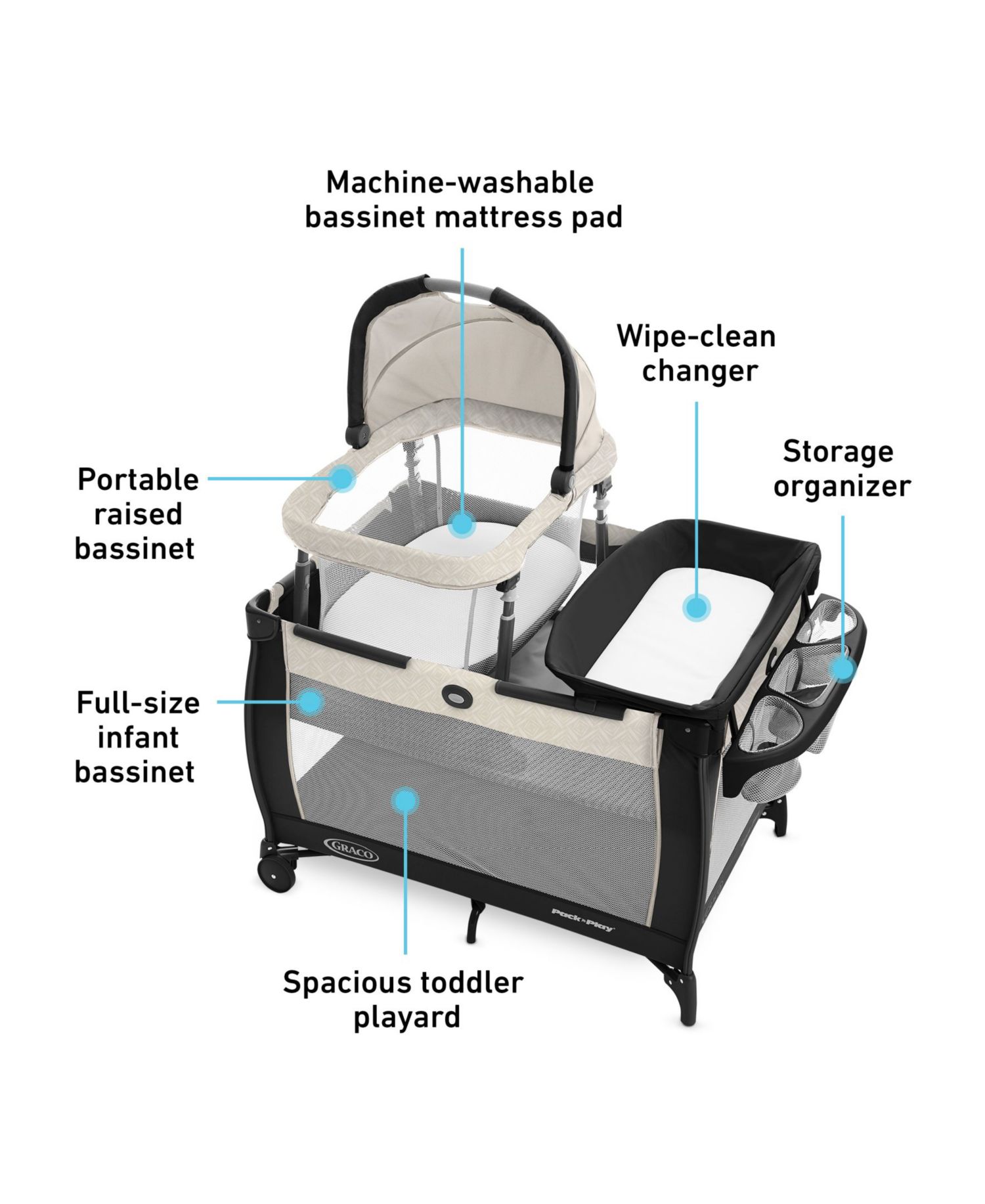 Pack 'n Play Day2Dream Travel Bassinet Playard